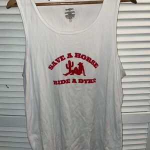 Goodfellow & Co White Ribbed Tank Top